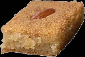 Almond Basbousa